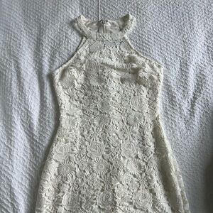 LuLus white mini dress, small